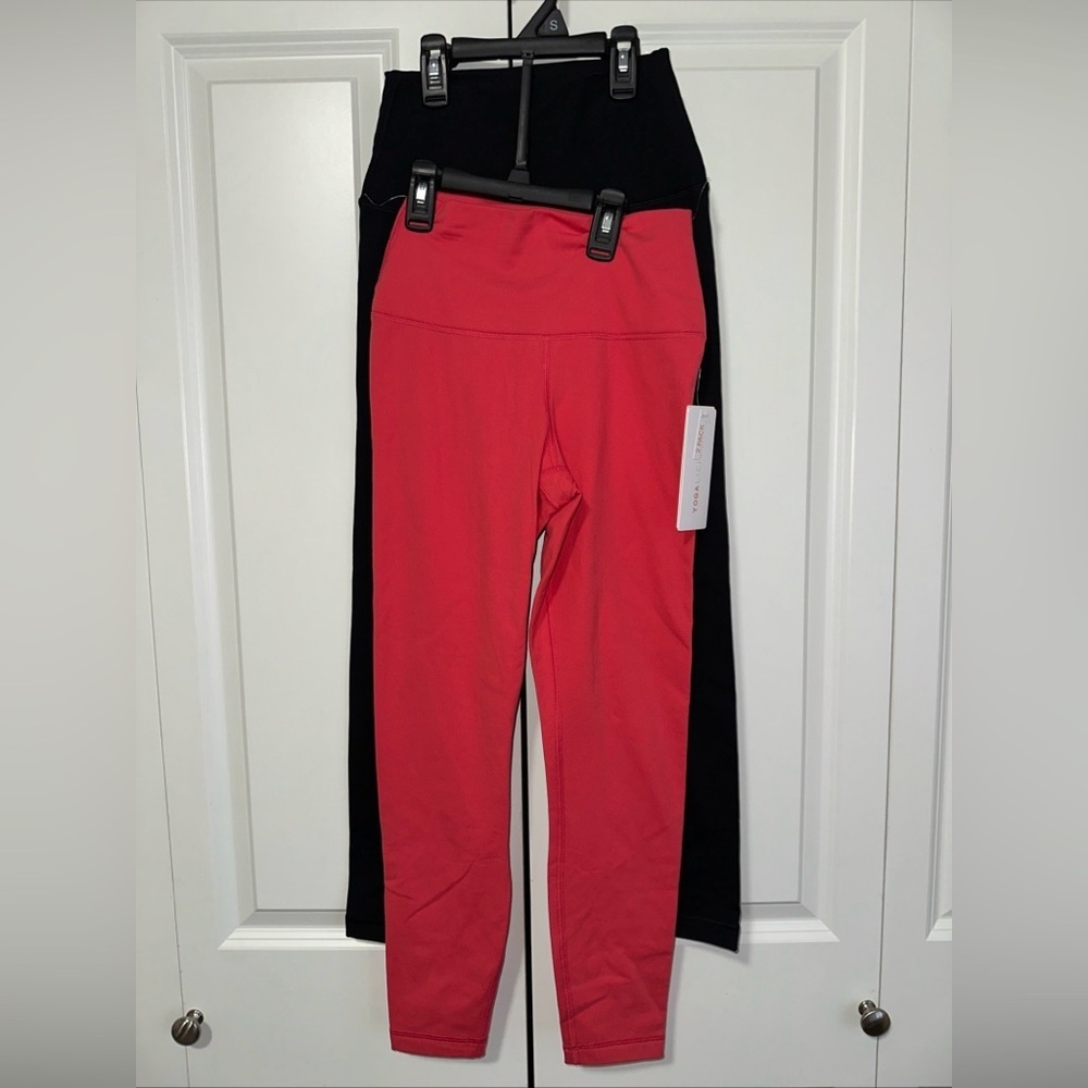 Yogalicious Polarlux Everyday 7/8 Tight 2 Pack S NWT Black/Pink